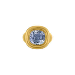 Faceted Periwinkle Sapphire Gaea Ring