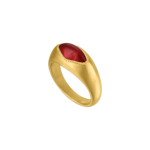 Carnelian Lozenge Gaea Ring