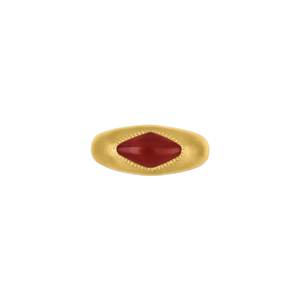 Carnelian Lozenge Gaea Ring