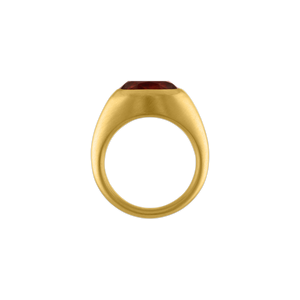 Faceted Rhodolite Garnet Gaea Roz Ring