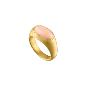 Antique Angel Skin Coral Gaea Roz Ring