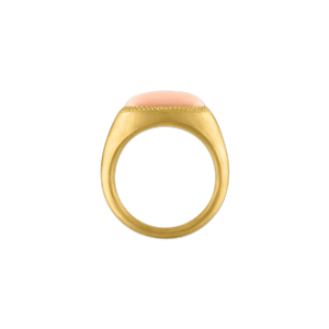 Antique Angel Skin Coral Gaea Roz Ring