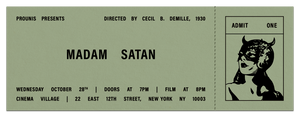 Prounis Presents: Madam Satan