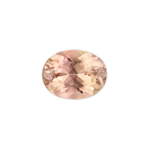 Faceted Blush Tourmaline Oval