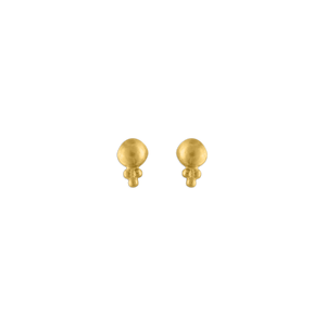 Small Lentil-Shaped Bulla Earrings