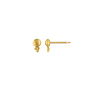 Small Lentil-Shaped Bulla Earrings