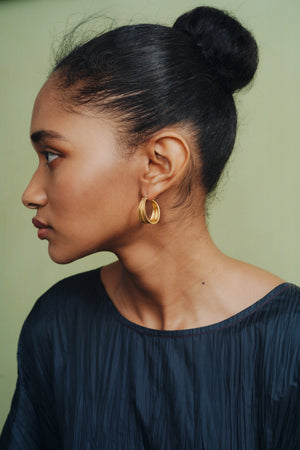 Laurel Hinged Hoop Earrings