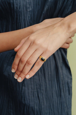 Black Onyx Roz Ring