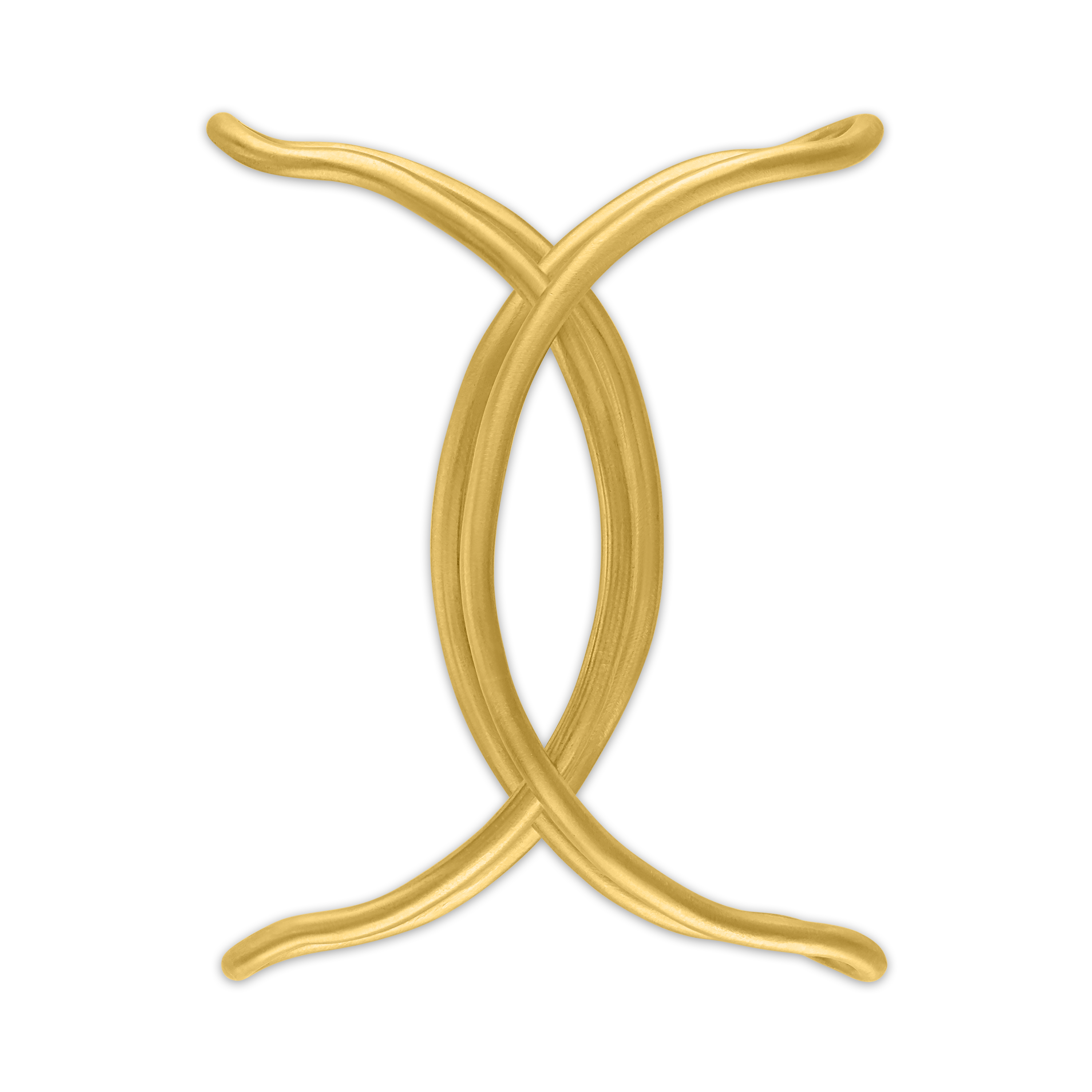 Transparent logo letters bracelet