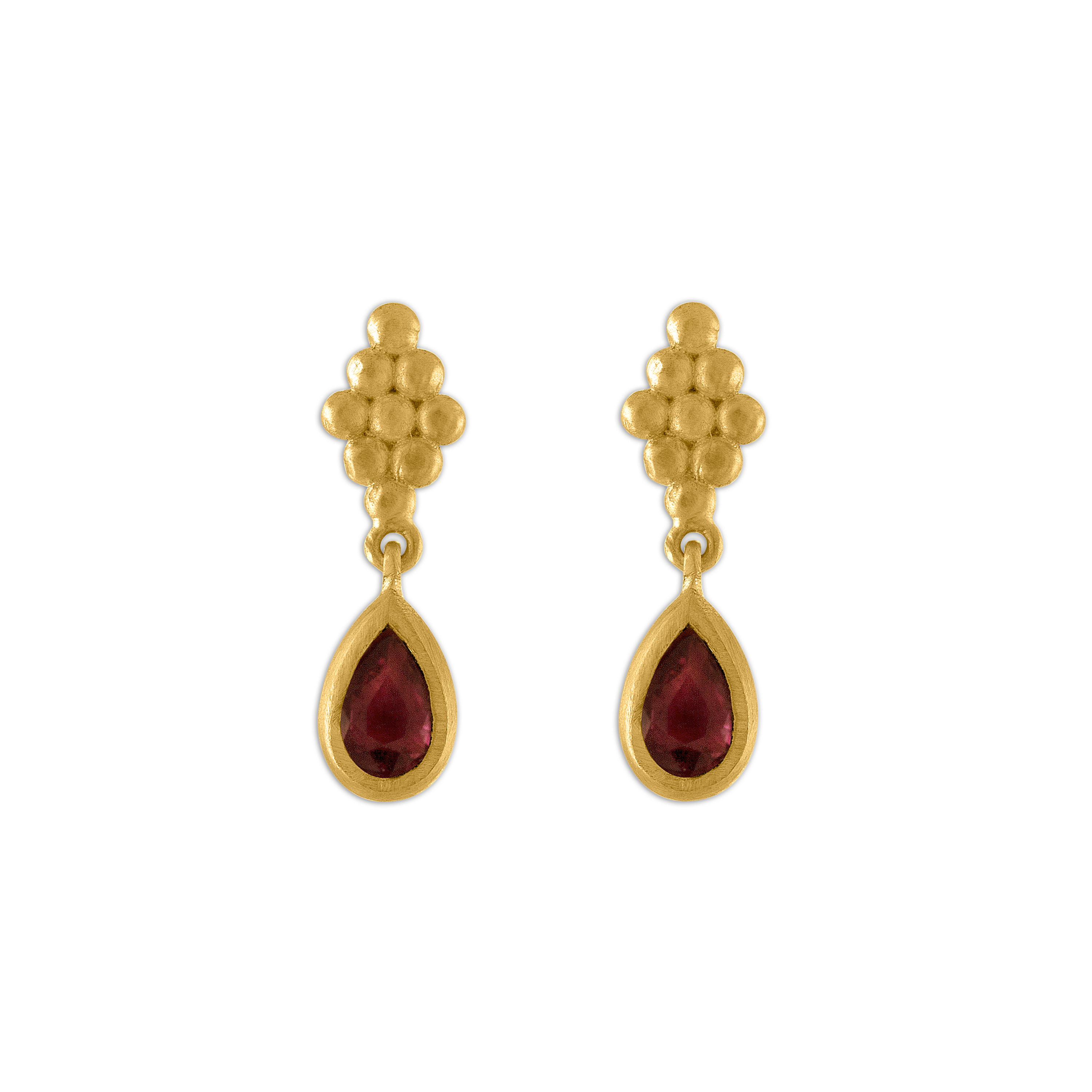 Amazon.com: Red Ruby Hip Hop Earrings Faux Stone 16 MM Square Gold Tone  Iced Men Bling: Clothing, Shoes & Jewelry