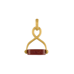 Carnelian Intaglio Unda Spinning Pendant