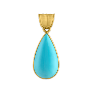 Turquoise Tear Pendant