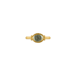 Green Sapphire Chorda Ring