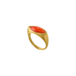 Laurel Daphne Coral Ring
